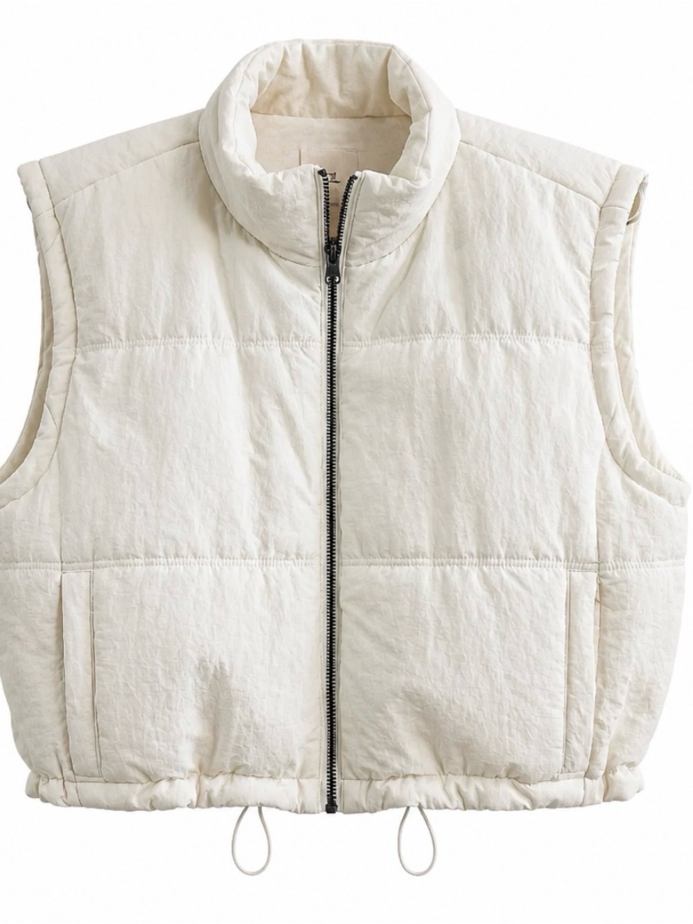 Thread & Supply Woman’s Creamy White Puffer Vest